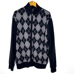 Sunice Argyle Windstopper Zip Front Wool‎ Jacket